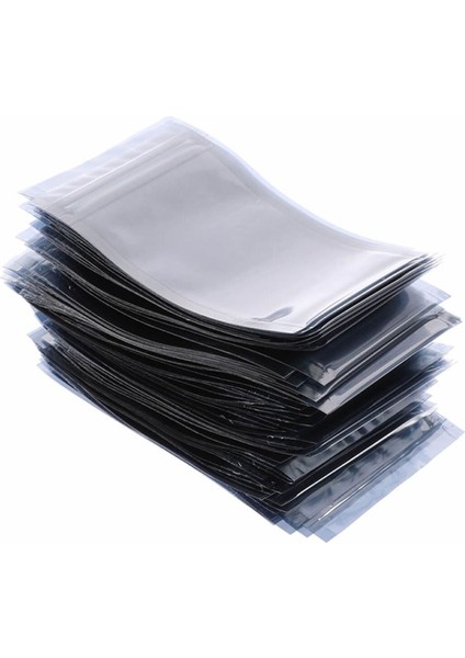 Kilitli Antistatik Poşet 10X15CM 100 Adet Şeffaf Su Toz Geçirmez Koruyucu Esd Metalize Torba Çanta