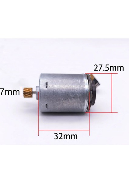 RP360-ST/15260 Dc Motor Robot Süpürge Dc 12V Dıy Rc Oyuncak Model Araba Bot Helikopter Vakum Fan