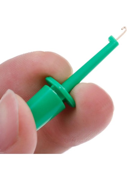 5 Adet Kanca Tip Test Ölçme Soketi Mini Lehimsiz Tutucu Yakalayıcı Klips Yaylı Konnektör