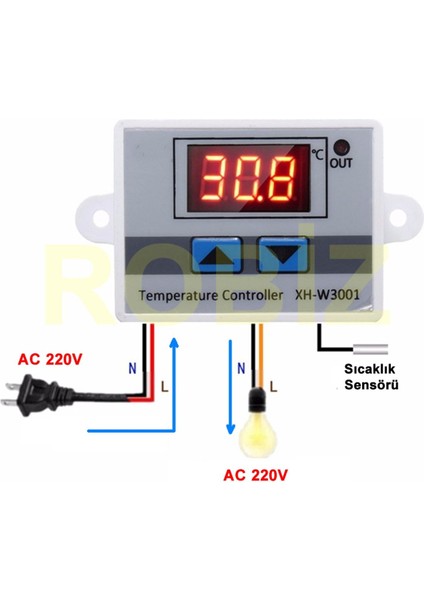 XH-W3001 Ac 220V Dijital Termostat Kuluçka Pet Akvaryum Isıtıcı Soğutucu Kazan Dondurucu Buzdolabı fiyatları