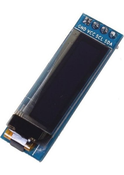 0.91" I2C 128X32 Beyaz OLED LCD