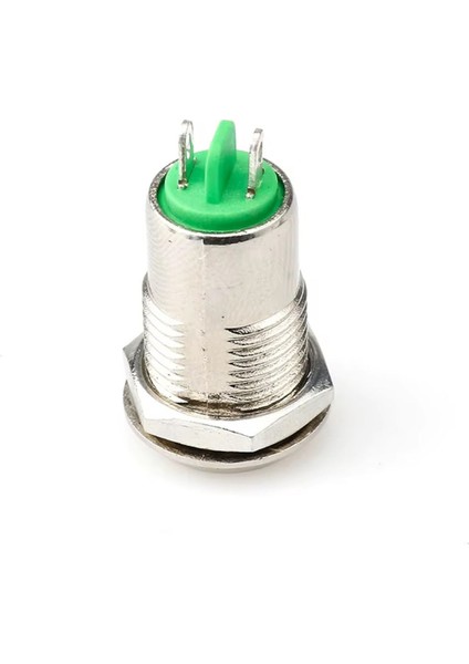 12MM Metal 2 Pin Anahtar Kontrollü Buton Panel Montaj On Off 1A Ac 250V Güvenlik Kilit Elektronik indirimleri