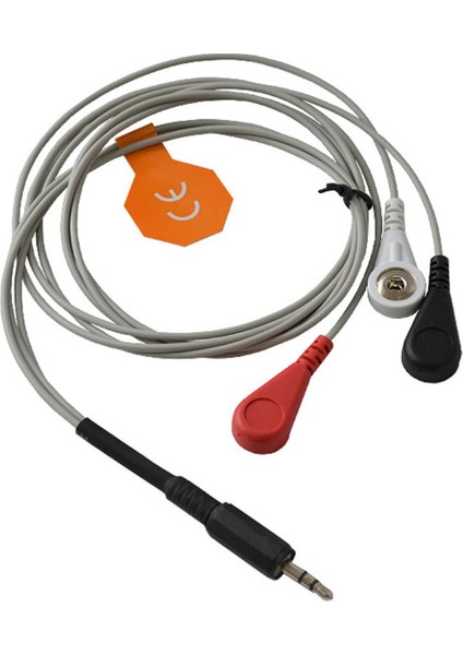 Olimex Ekg-Emg Shıeld Elektrot Kablo Arduino Ekg Ecg Emg 100CM 3 Sensör Kablosu 3.5mm Soket Nabız
