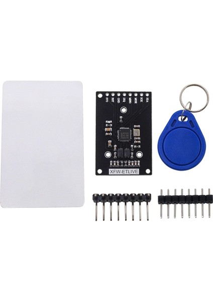 13.56MHZ Rfıd Okuyucu Modül Kart Anahtarlık Mini Nfc Manyetik Kart Etiket Okuyucu Personel Takip