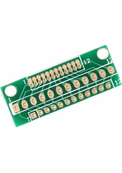 12 Pin 1.27MM 2mm 2.54MM Çevirici Adaptör Pcb Kart Kablosuz Modül Jtag LCD