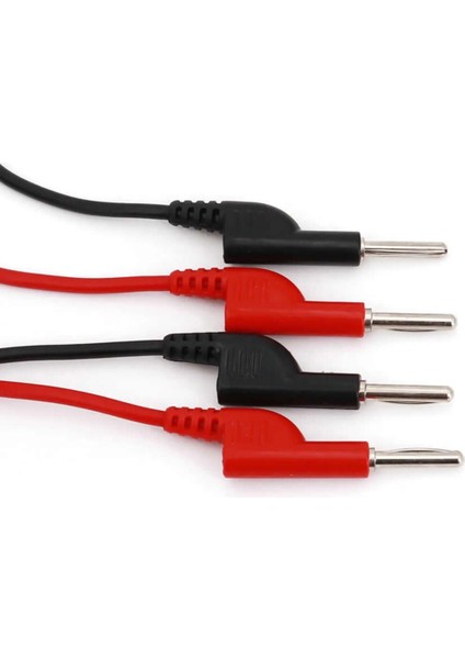 12A Banana Banana Kablo Çifti 1 Metre Yüksek Akım Probu Multimetre Güç Kaynağı Test Ölçme Kablosu modelleri