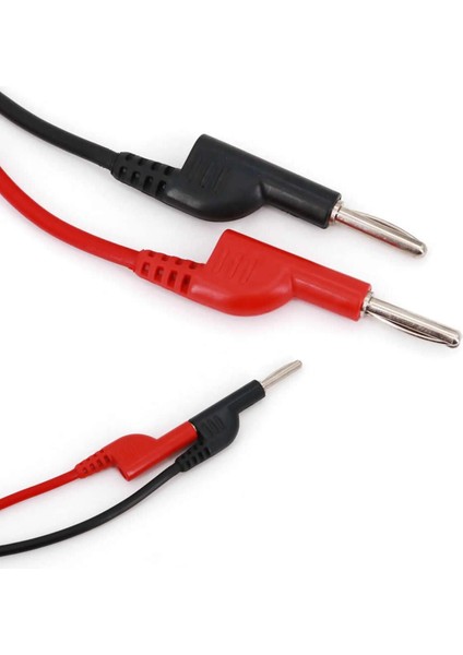 12A Banana Banana Kablo Çifti 1 Metre Yüksek Akım Probu Multimetre Güç Kaynağı Test Ölçme Kablosu fırsatları