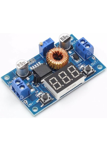 XL4015 Voltmetreli 5A Voltaj Düşürücü Ayarlanabilir Güç Kaynağı