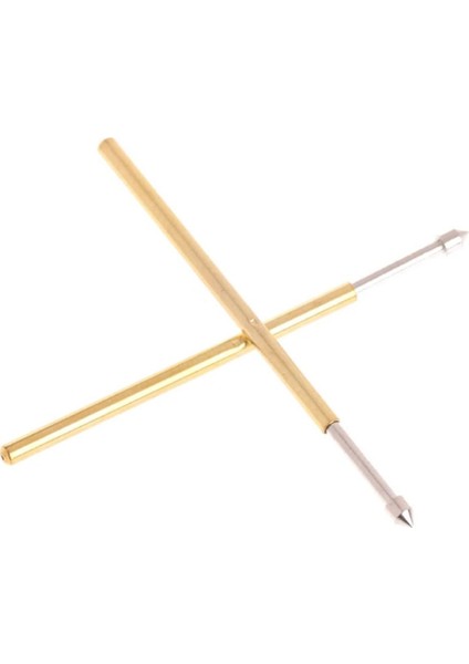 Pogo Pin P100-E2 Uyumlu 100 Adet Set Altın Kaplama Yaylı Test Probu Pim 1.3mm Konik Programlayıc fırsatları