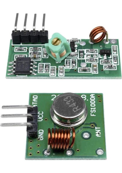 433MHZ Rf Alıcı Verici Modül Çifti Kablosuz Haberleşme Kumanda modelleri