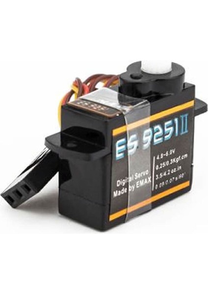 Emax ES9251 Iı 4gr Dijital Servo Motor Mini Plastik Dişli 0.25KGCM Tork Rc Uçak Drone Robot Kol indirimleri