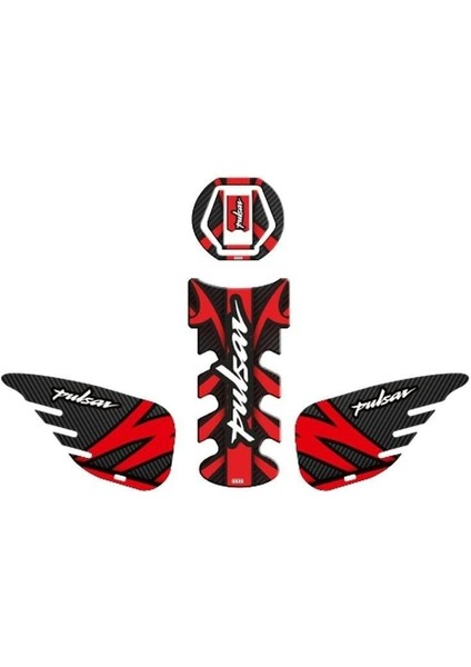 Gogo Bajaj Pulsar Tank Pad Set 002