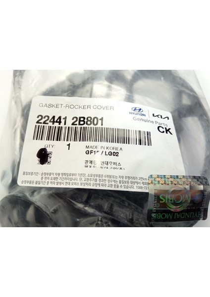 Külbütör Üst Kapak Contası Hyundaı Elantra 1.6 Benzinli 2016-2020 22441-2B801 modelleri