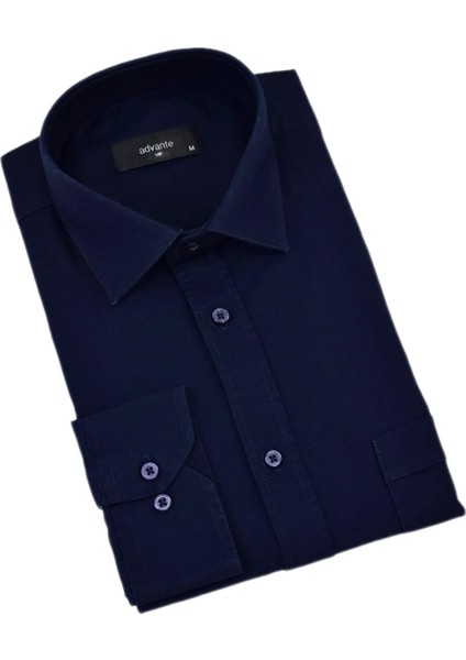 Erkek Klasik Tek Cepli Uzun Kol Gömlek BGL-ST04338