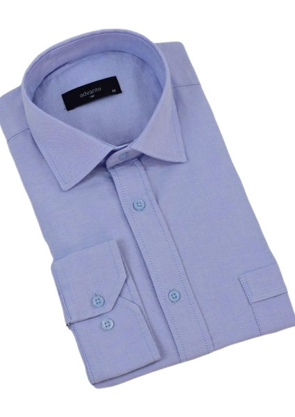 Erkek Klasik Tek Cepli Uzun Kol Gömlek BGL-ST04338 fırsatları