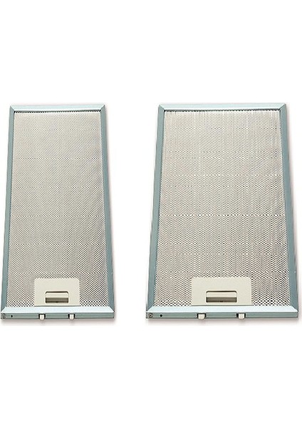 Filtre Esty 1390 | 1350 Aspiratör Filtre Seti (Metal) | 20.5 x 47.6 cm & 13 x 47.6 cm ( 2 Adet )