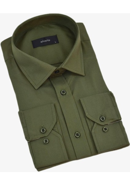 Erkek Klasik Tek Cepli Uzun Kol Gömlek BGL-ST04338