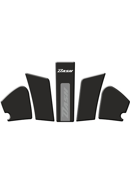 Gogo Hero Dash 125 (2022-2024) Tank Pad Set 001 Siyah/gri