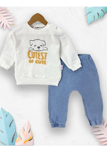 Kız Erkek Bebek Çocuk 2li Takım Alt Üst Swaetshirt Pantolon Takım modelleri