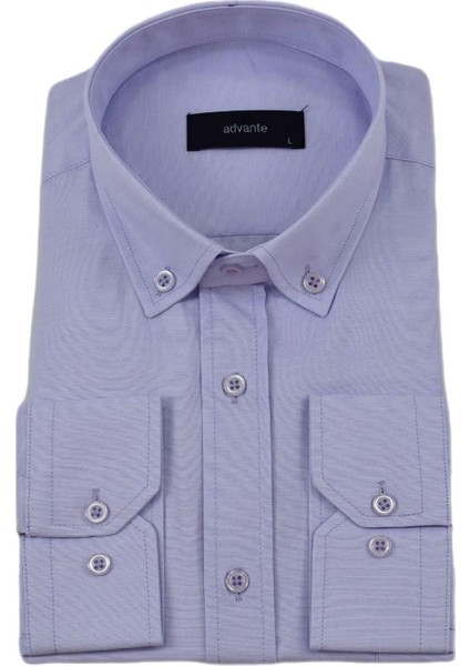 Erkek Klasik Tek Cepli Uzun Kol Gömlek BGL-ST04339