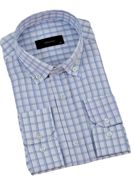 Erkek Klasik Tek Cepli Uzun Kol Gömlek BGL-ST04340