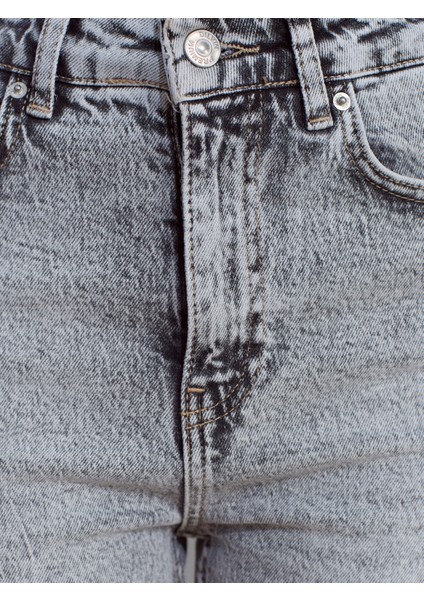 71793 Yanı Yırtmaçlı Comfort Likra Denim Pantolon-Mavi fırsatları