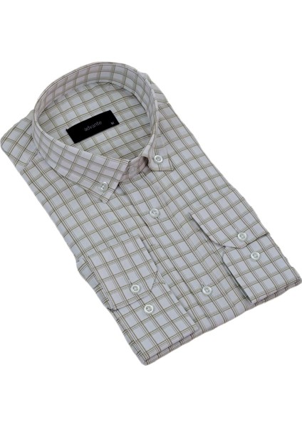 Erkek Klasik Tek Cepli Uzun Kol Gömlek BGL-ST04340 modelleri