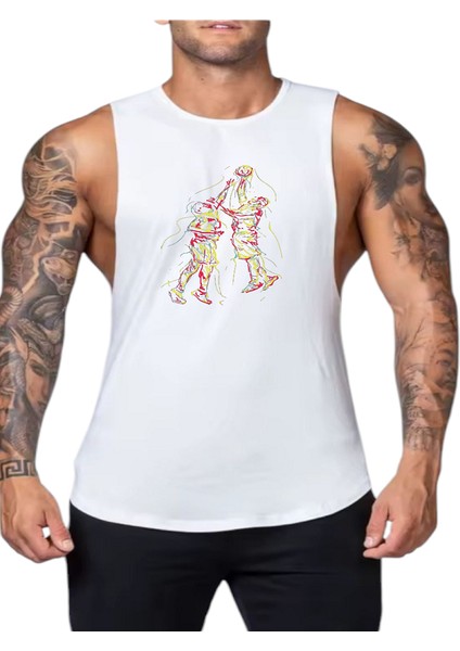 Fitness Gym Tank Top Sporcu Atleti fiyatları