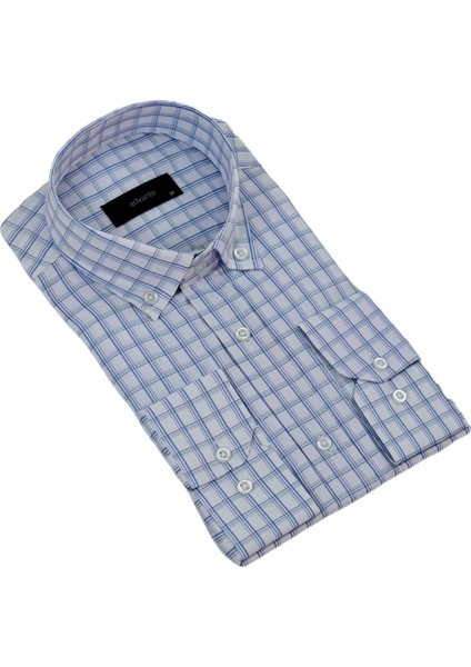 Erkek Klasik Tek Cepli Uzun Kol Gömlek BGL-ST04340 modelleri