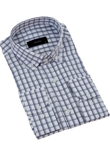 Erkek Klasik Tek Cepli Uzun Kol Gömlek BGL-ST04340 fırsatları