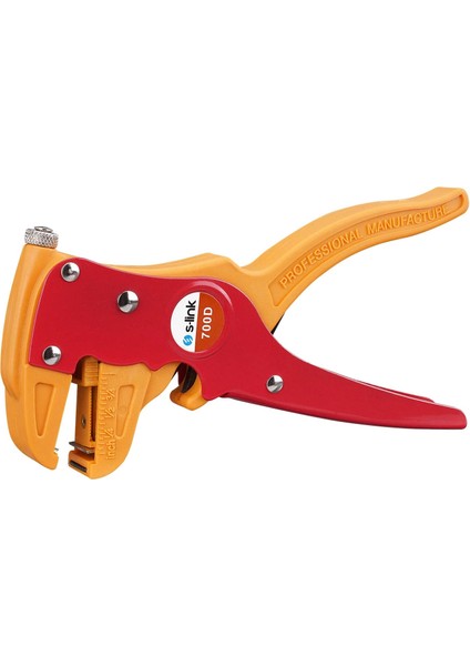 S-Link SL-170A 0.2-6mm Kablo Ayarlanabilir Vidalı Şelik Polimer Kablo Soyma Aleti (Kolay Pratik Hasarsız Kablo Soyma Aleti)