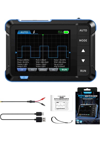 DSO-153 2in1 Mini Dijital Osiloskop ve Sinyal Jeneratörü