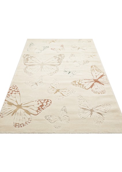 Pcl 03 Cream Multy - Pıccolo - Pastel Renkli Hav ve Toz Vermeyen Çocuk Halısı