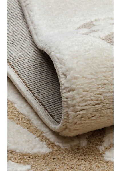 Pcl 03 Cream Multy - Pıccolo - Pastel Renkli Hav ve Toz Vermeyen Çocuk Halısı