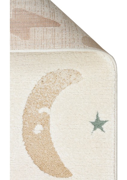 Pcl 06 Cream Multy - Pıccolo - Pastel Renkli Hav ve Toz Vermeyen Çocuk Halısı