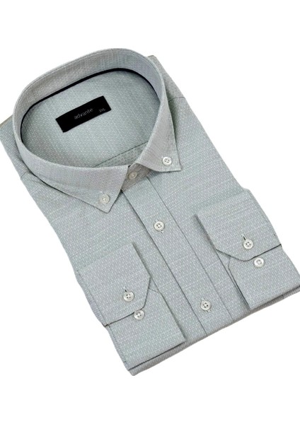 Erkek Büyük Beden Klasik Tek Cepli Uzun Kol Gömlek BGL-ST04342 fiyatları