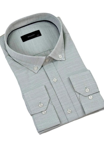 Erkek Büyük Beden Klasik Tek Cepli Uzun Kol Gömlek BGL-ST04342 modelleri