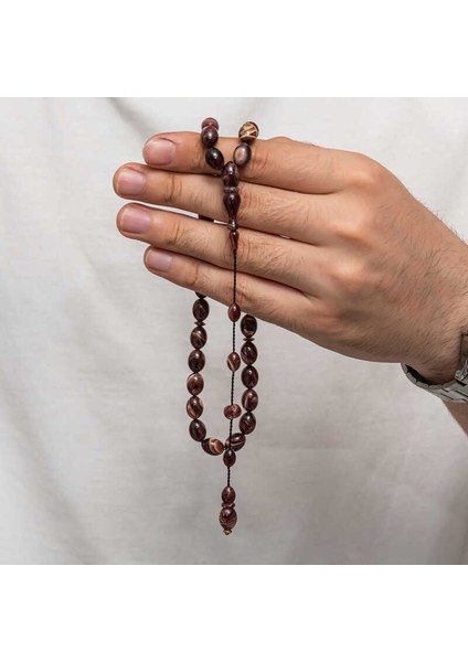 Sıkma Kehribar Tesbih