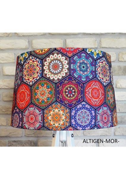 Altıgen Desen Mor Lambader Şapkası