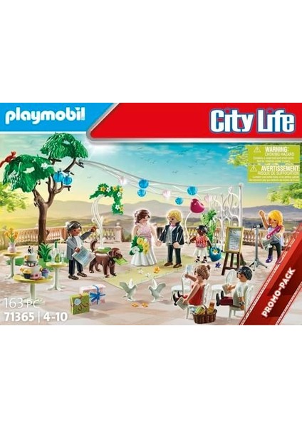 City Life 71365 Promosyon Paketi Düğün Kutlaması, Rüya Gibi Romantik Evlilik Töreni, Düğün Dekorasyonu ve Birden Fazla Hayvan, 4 Yaşından Büyük Çocuklar Için Oyuncak