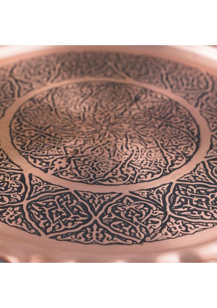 Dmt Gaziantep Bakır Kahvaltı Tabağı Seti Kahvaltı Kasesi Çerezlik Seti El Işlemesi(Kutulu-Tepsili) Çap:11 cm indirimleri