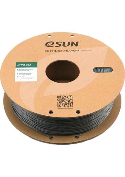 Urhanshop Esun ETPU-95A Filament Gri 1,75MM 1kg