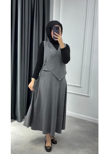 Çapraz Bağcıklı Etekli Takkm