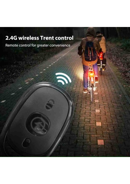 Uzaktan Kumandalı Motosiklet,bisiklet Şarj Edilebilir Çakar LED 7 Renk Modlu LED Işık,uyarı Işığı