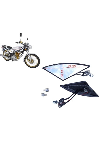 Arora Cg 100 Modifiye Sport Ayna Karbon