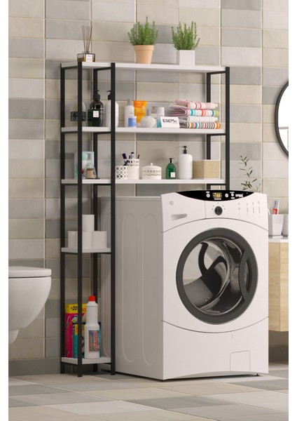 Çamaşır Makinesi Üstü Düzenleyici Bol Raflı Cok Amaçlı Banyo Rafı Çamaşır Makinası Dolabı fiyatları