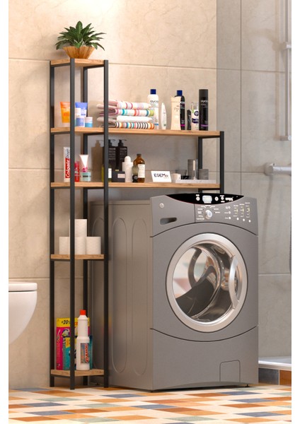 Çamaşır Makinesi Üstü Düzenleyici Bol Raflı Cok Amaçlı Banyo Rafı Çamaşır Makinası Dolabı fiyatları