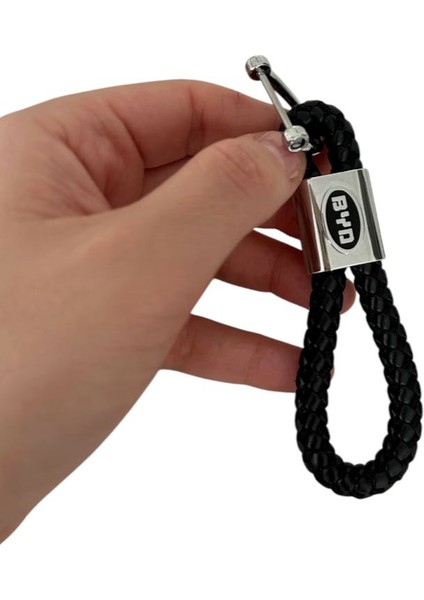 Byd Ile Uyumlu Deri Örgülü Siyah Anahtarlık Aksesuar Byd Han Seul modelleri