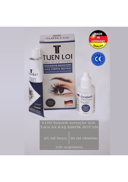 Kaş ve Kirpik Boyası 25 ml Büyük Boy