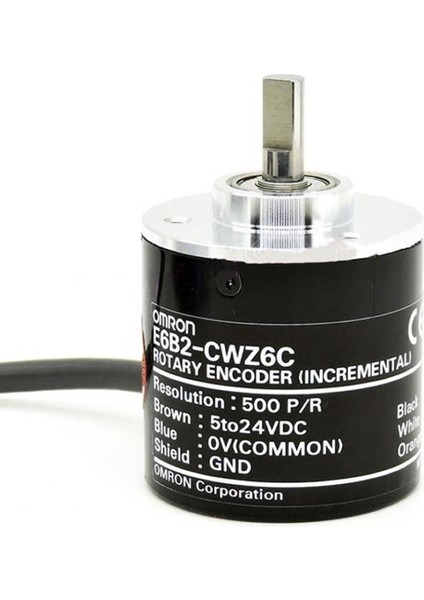 Omron E6B2-CWZ6C 500 Pals Optik Rotary Enkoder Dc 5V/24V Döner Encoder A B Z 3 Fazlı Motor